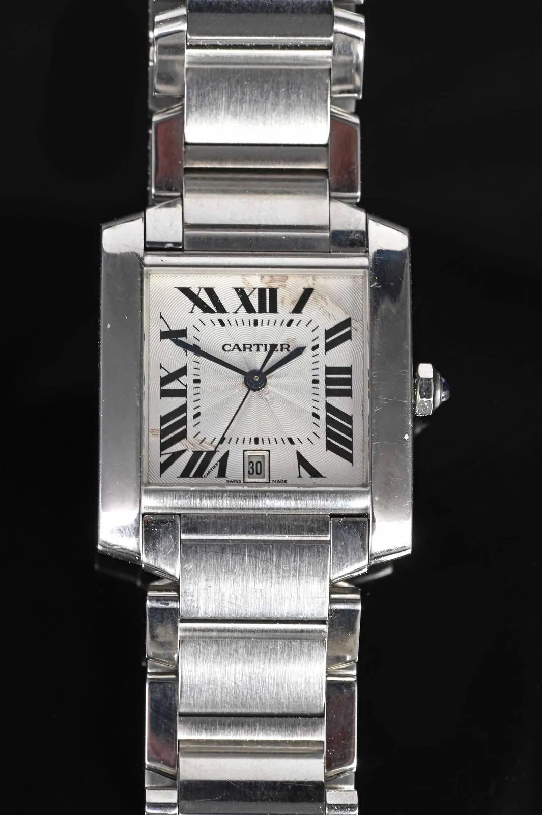 Cartier Tank Française 475847CE Stainless steel White