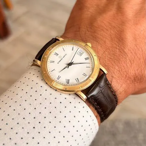 Eterna Eterna-Matic 35mm Yellow gold and Stainless steel White