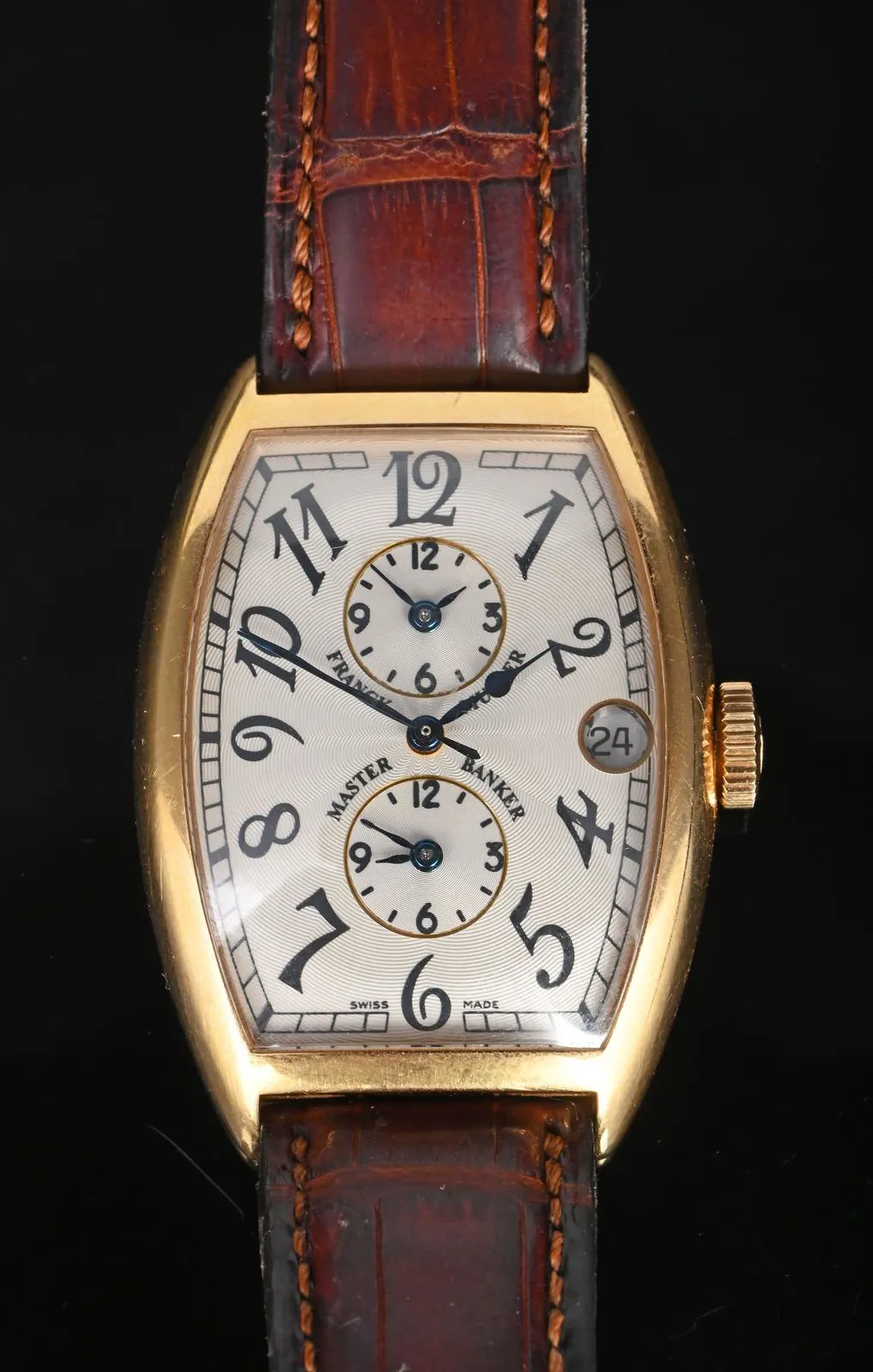 Franck Muller Master Banker 5850 MB N107 Yellow gold Champagne