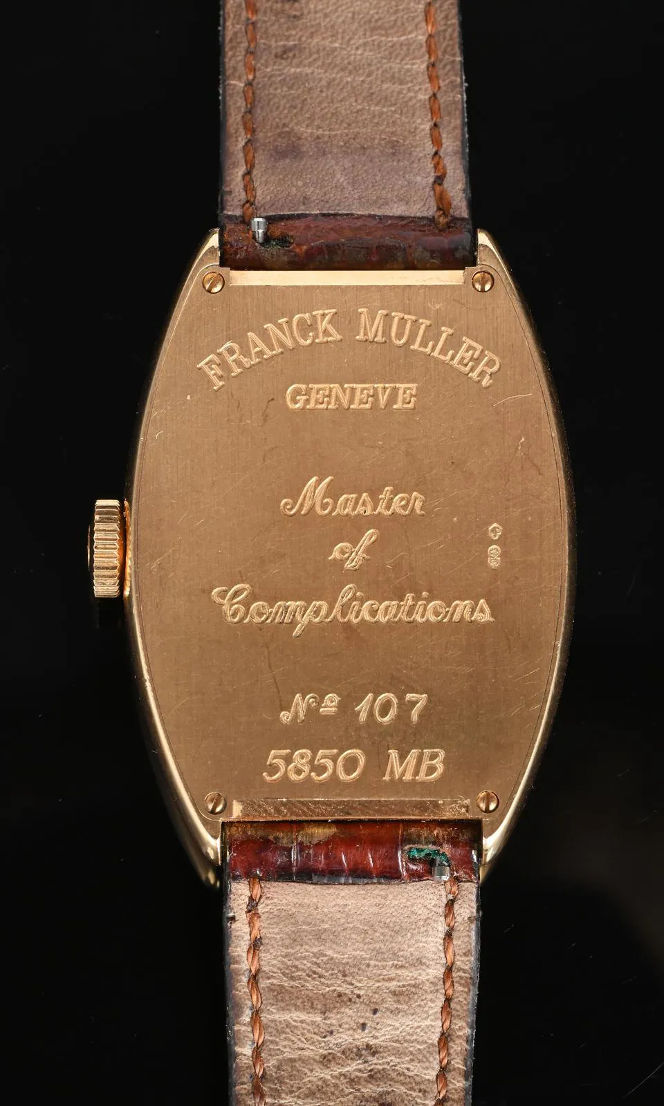 Franck Muller Master Banker 5850 MB N107 Yellow gold Champagne 1