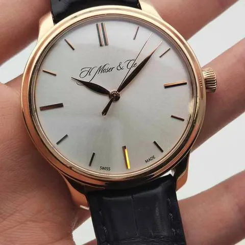 H. Moser & Cie. Endeavour 343.505-013 41mm Rose gold Silver