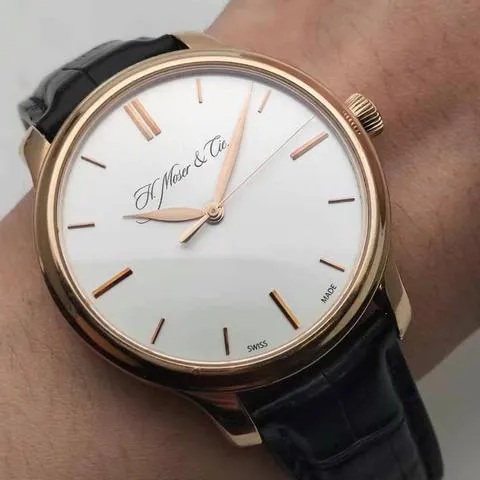 H. Moser & Cie. Endeavour 343.505-013 41mm Rose gold Silver 4