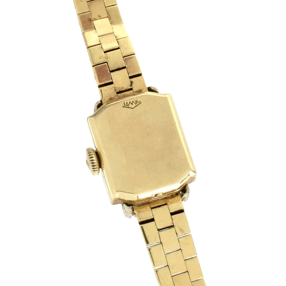 Movado 16.4mm Yellow gold and Diamond 2