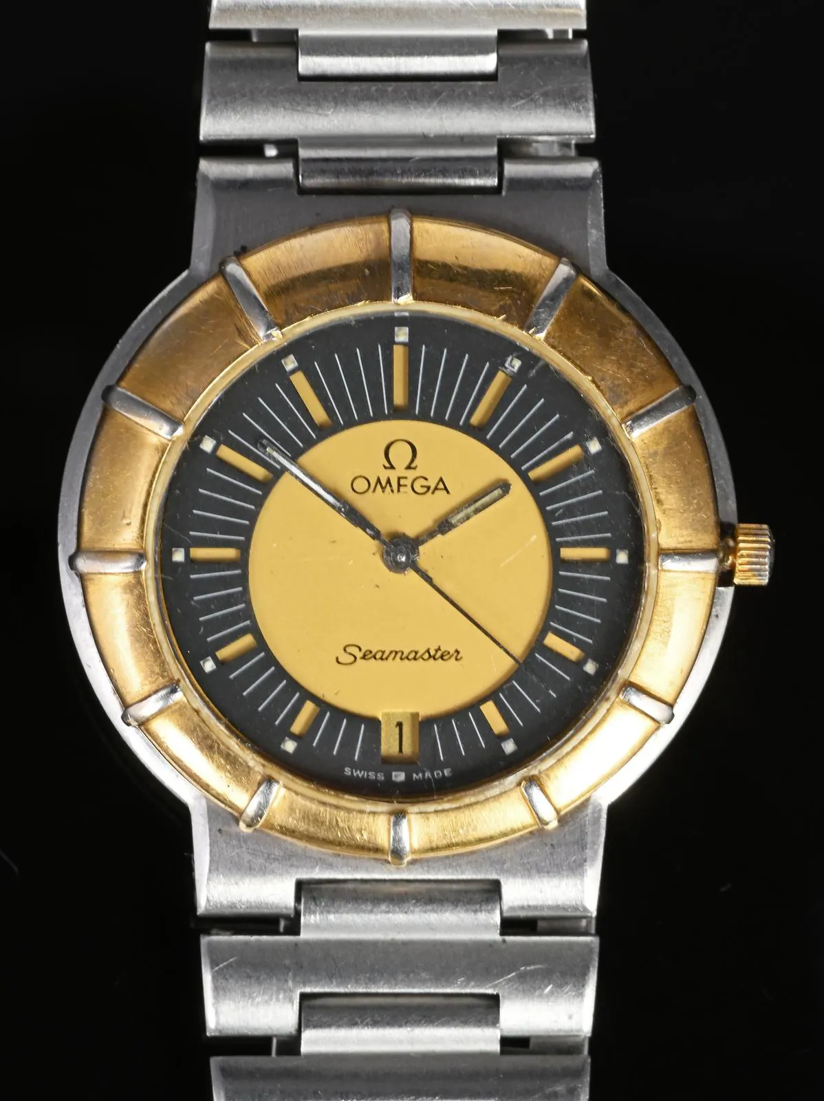 Omega Seamaster Two tone stainless steel Gold tone