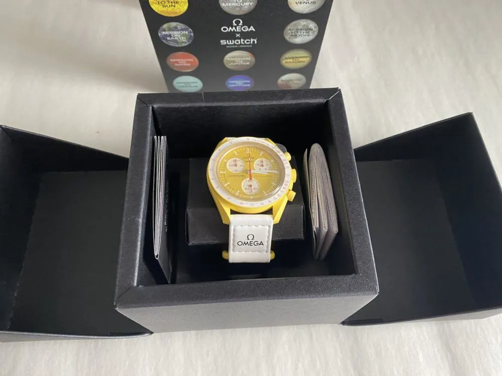 Swatch Moonswatch Yellow 5