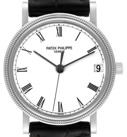 Patek Philippe Calatrava 3802/200G-001 33mm White gold White