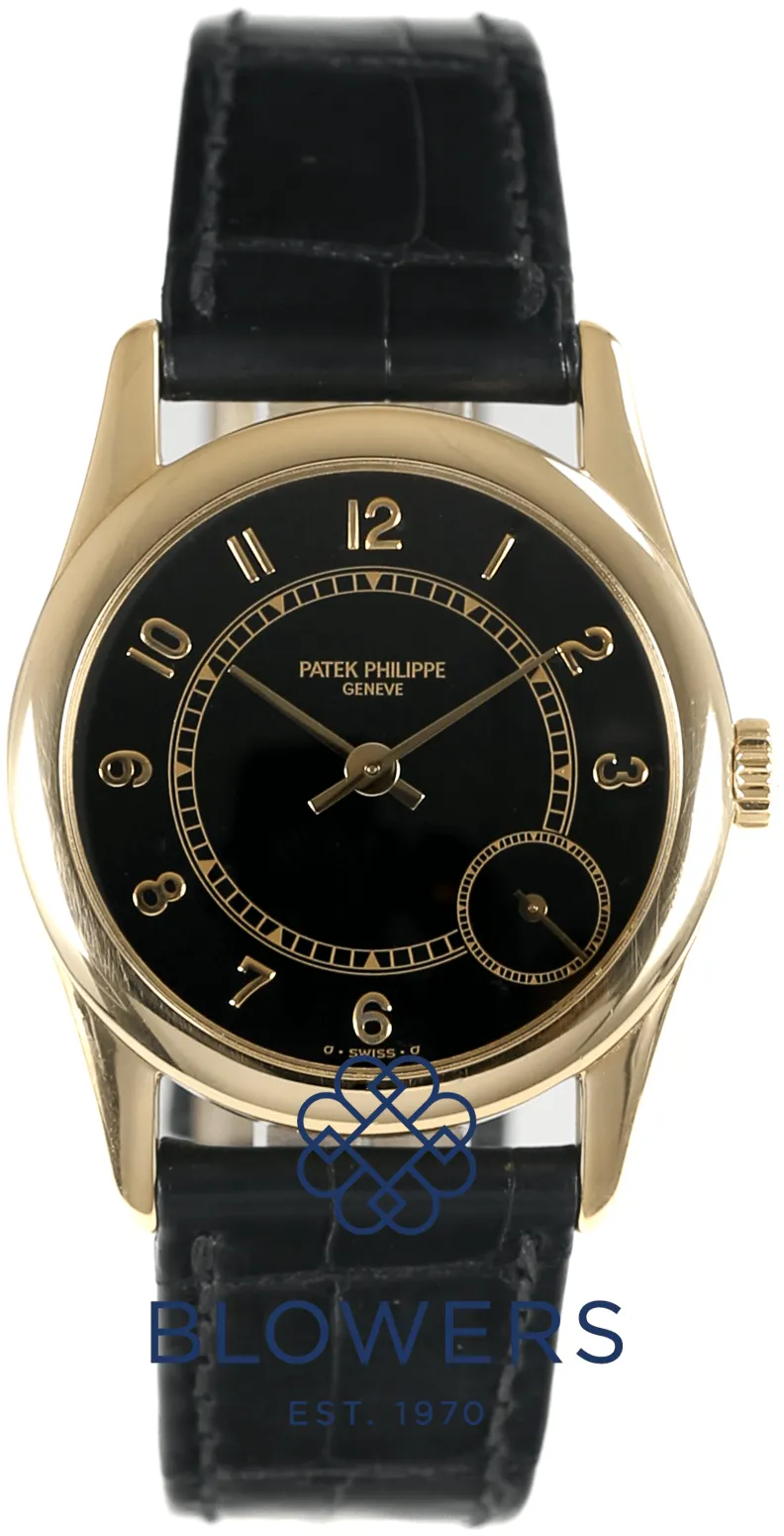 Patek Philippe Calatrava 5000j 33mm Yellow gold Black