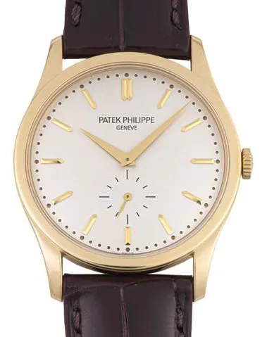 Patek Philippe Calatrava 5196J-001 37mm Yellow gold Silver