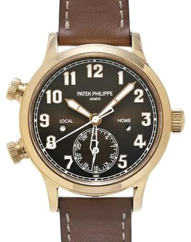 Patek Philippe Calatrava Pilot Travel Time 7234R-001 37.5mm Brown