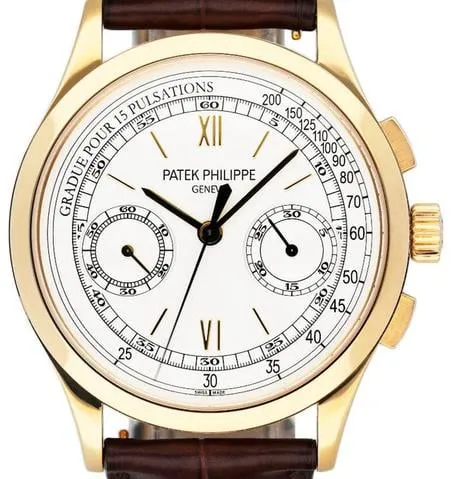 Patek Philippe Chronograph 5170J-001 39mm Yellow gold Silver