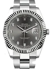 Rolex Datejust 41 126334-0005 41mm White gold and Oystersteel Gray