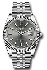 Rolex Datejust 41 126334-0014 41mm White gold and Oystersteel Gray