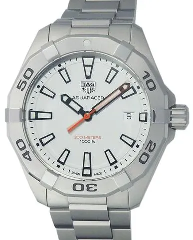 TAG Heuer Aquaracer 300M WBD1111.BA0928 41mm Stainless steel White