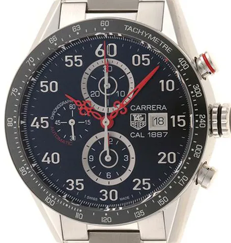 TAG Heuer Carrera CAR2A14.BA0799 43mm Stainless steel Black