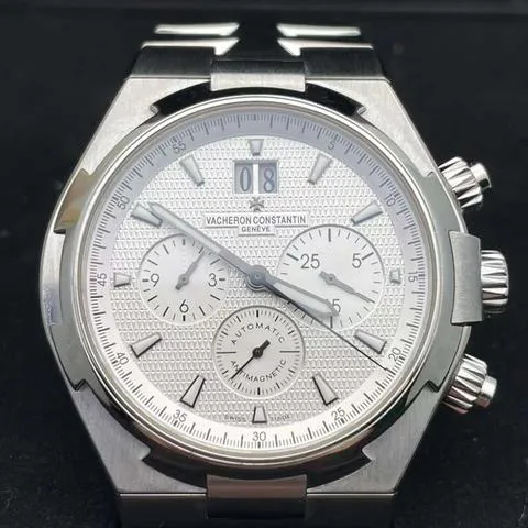 Vacheron Constantin Overseas Chronograph 49150/B01A-9095 42mm Stainless steel Silver