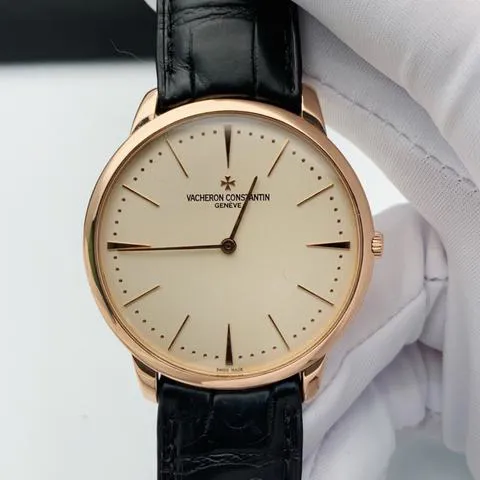 Vacheron Constantin Patrimony 81180/000R-9159 40mm Rose gold Silver