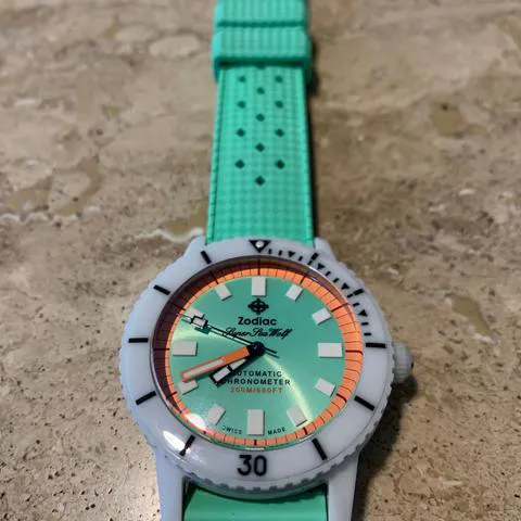 Zodiac Sea Wolf ZO9592 41mm Ceramic Green 11