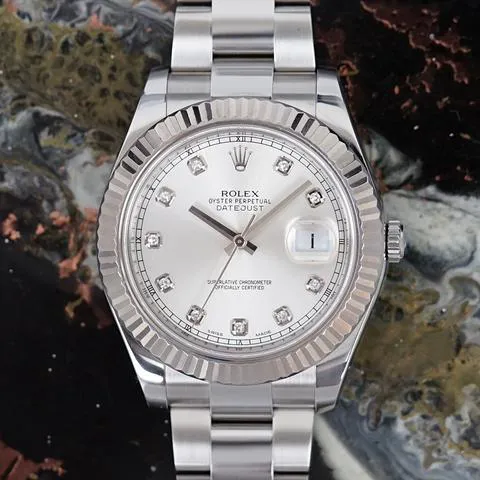 Rolex Datejust II 116334 41mm Stainless steel Silver