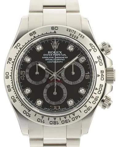 Rolex Daytona 116509G 40mm White gold Black