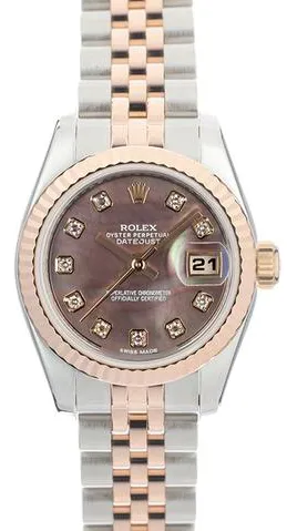 Rolex Lady-Datejust 179171NG 26mm Yellow gold and Stainless steel Mother-of-pearl