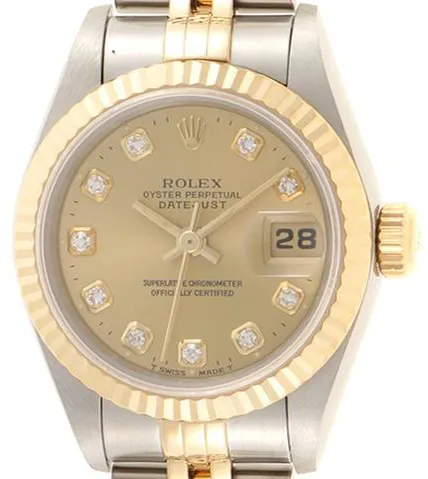 Rolex Datejust 69173G 26mm Yellow gold and stainless steel Gold
