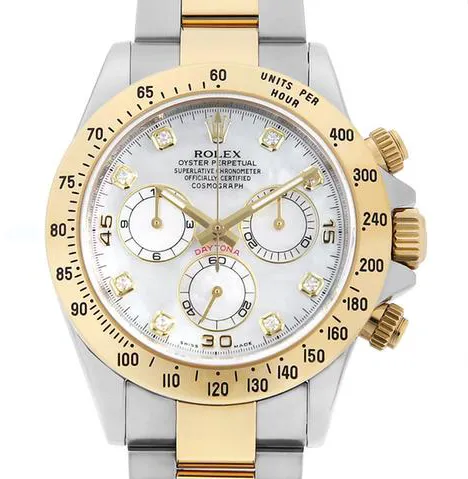 Rolex Daytona 116523NG 40mm Yellow gold and stainless steel White
