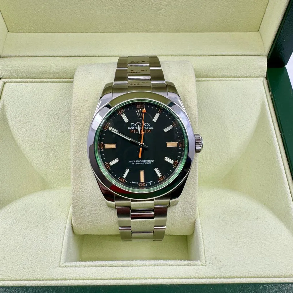 Rolex Milgauss 116400GV 40mm Stainless steel Black 1