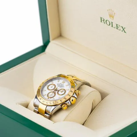 Rolex Daytona 116523 40mm Yellow gold and Stainless steel White 5