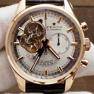 Zenith El Primero 18.2080.4021/01.c494 Rose gold Silver