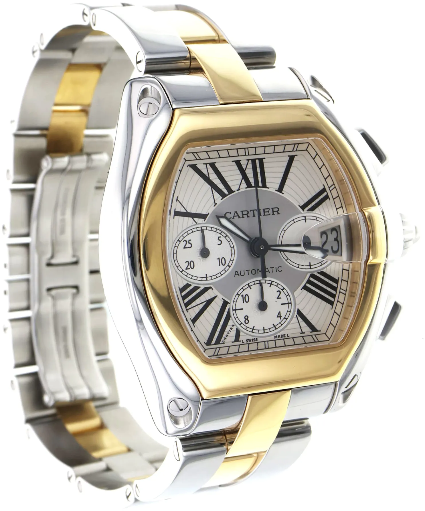 Cartier Roadster W62027Z1 42mm Stainless steel Silver 2