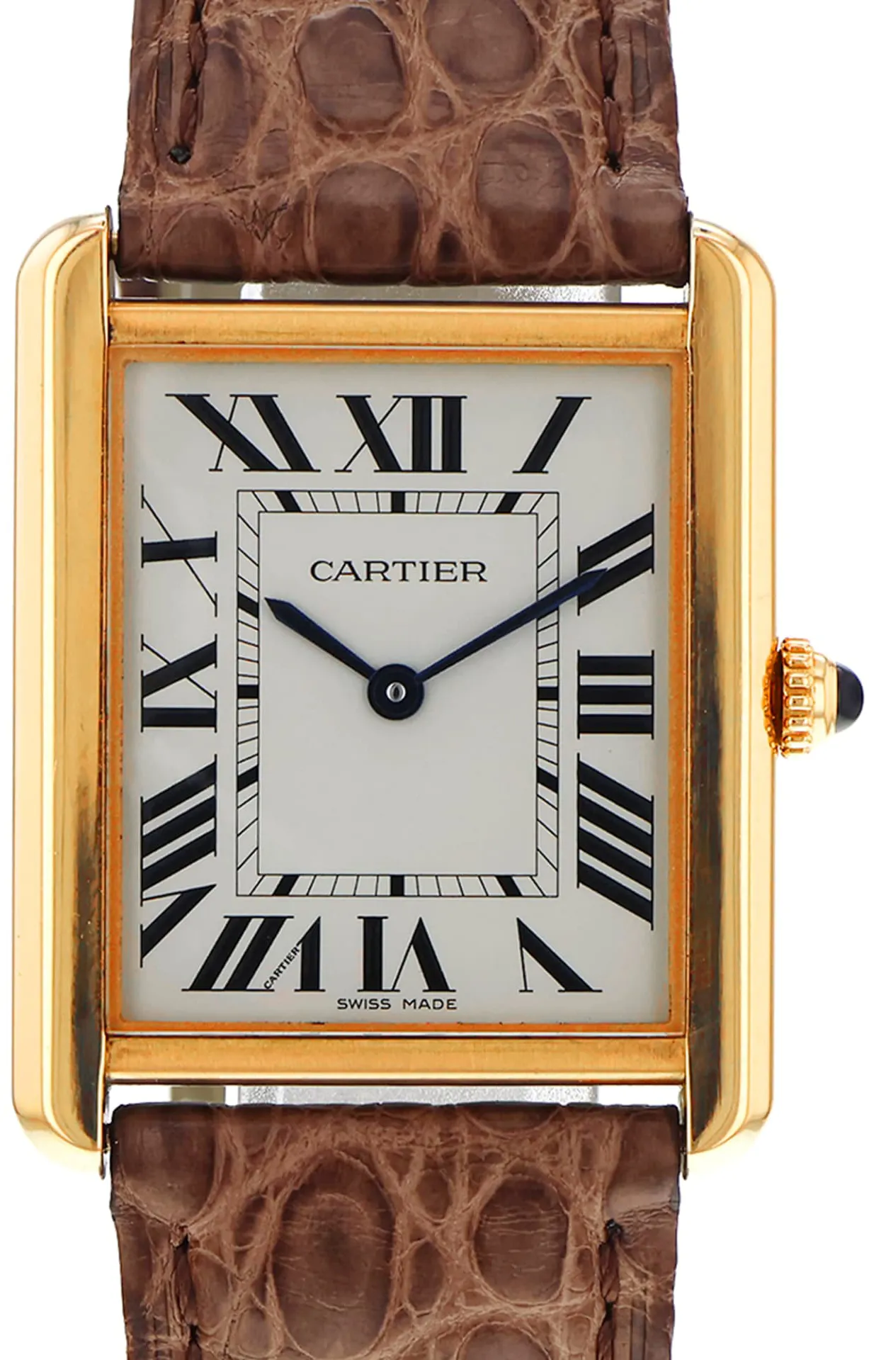 Cartier Tank Solo W5200025 35mm Rose gold Silver