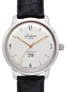 Glashütte Sixties Panorama Date 2-39-47-01-02-04 Stainless steel