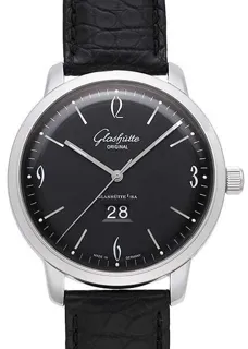 Glashütte Sixties Panorama Date 2-39-47-03-02-04 Stainless steel