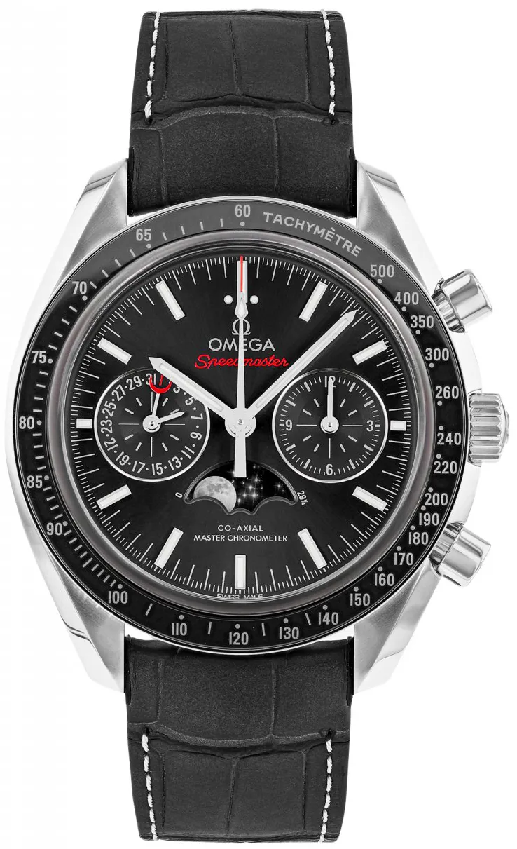 Omega Speedmaster Professional Moonwatch Moonphase 304.33.44.52.01.001 44.5mm Stainless steel Black