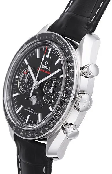 Omega Speedmaster Professional Moonwatch Moonphase 304.33.44.52.01.001 44.5mm Stainless steel Black 1