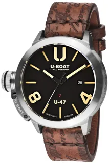 U-Boat Classico 8105 Stainless steel Black