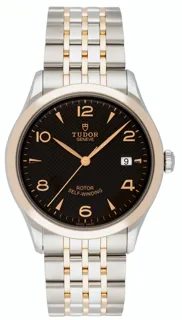 Tudor 1926 M91551-0003 Stainless steel$18kt rose gold Black