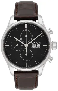 Union Glashütte Viro D011.414.16.051.00 Stainless steel Black