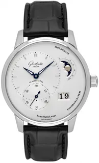 Glashütte PanoMaticLunar 1-90-02-42-32-01 Stainless steel Silver