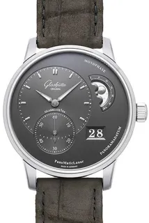 Glashütte PanoMaticLunar 1-90-02-43-32-02 Stainless steel Gray