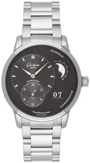 Glashütte PanoMaticLunar 1-90-02-43-32-71 Stainless steel Gray