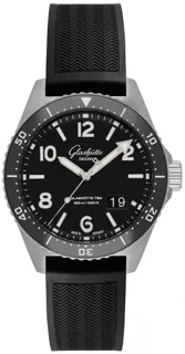 Glashütte SeaQ Panorama Date 1-36-13-01-80-06 Stainless steel Black