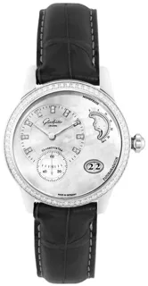 Glashütte PanoMatic Luna 1-90-12-01-12-02 Stainless steel White