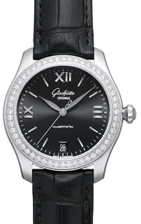 Glashütte Lady Serenade 1-39-22-20-22-44 Stainless steel Black