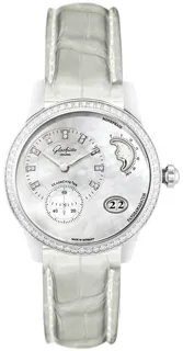 Glashütte PanoMatic Luna 1-90-12-01-12-01 Stainless steel White