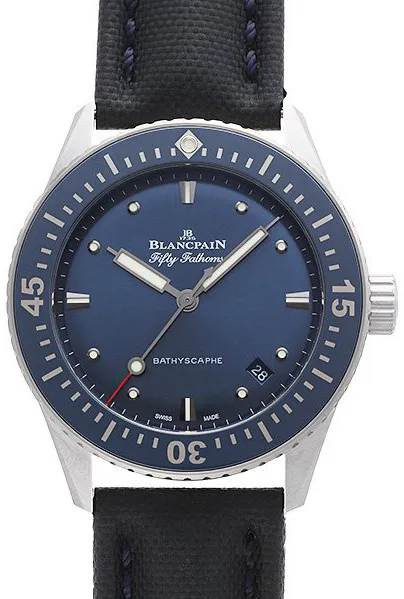 Blancpain Fifty Fathoms 5100-1140-O52A 38mm Stainless steel Blue