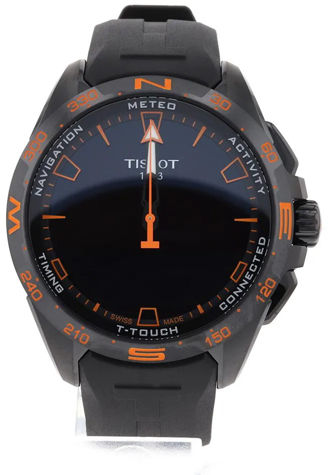 Tissot Touch T121.420.47.051.04 47.5mm Titanium and Black PVD Black