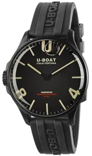 U-Boat Darkmoon 8697 Stainless steel Black