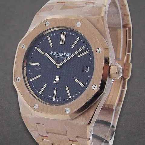 Audemars Piguet Royal Oak 15202OR.OO.1240OR.01 39mm Rose gold Blue