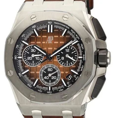 Audemars Piguet Royal Oak Offshore Chronograph 26420ST.OO.A828CR.01 43mm Stainless steel Brown